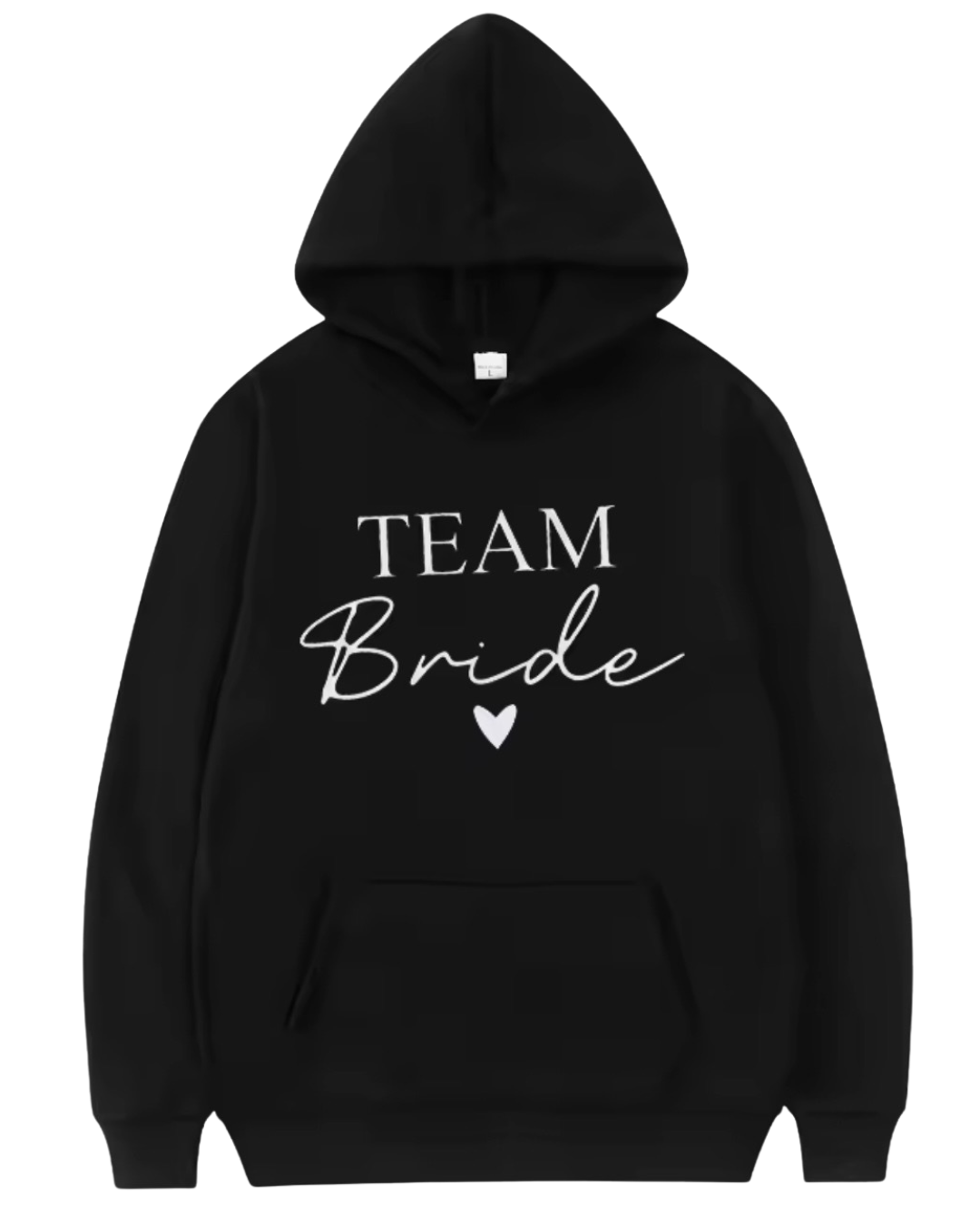 Sudadera de gorro de frase Bride y Team Bride. Entrega de 15 a 20 días hábiles.