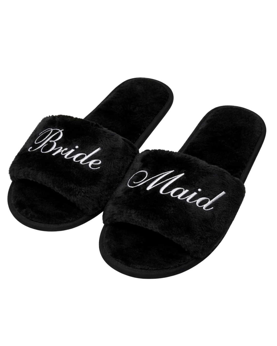 Pantunflas de peluche con frase bordada. Entrega de 15 a 20 días hábiles.
