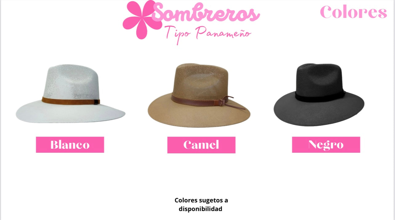 *SOMBRERO TIPO PANAMEÑO*