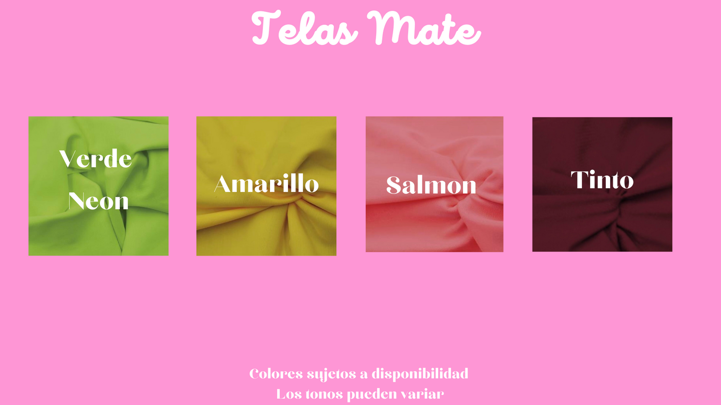 *TELAS MATE FORMA 1* Traje de baño completo clásico con escote a media espalda