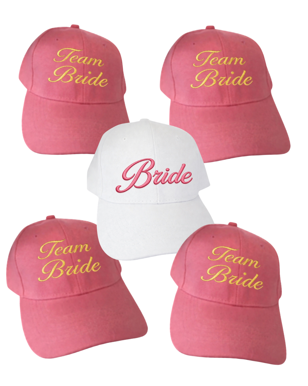 Gorra de tela ajustable por atrás, con frase bordada.