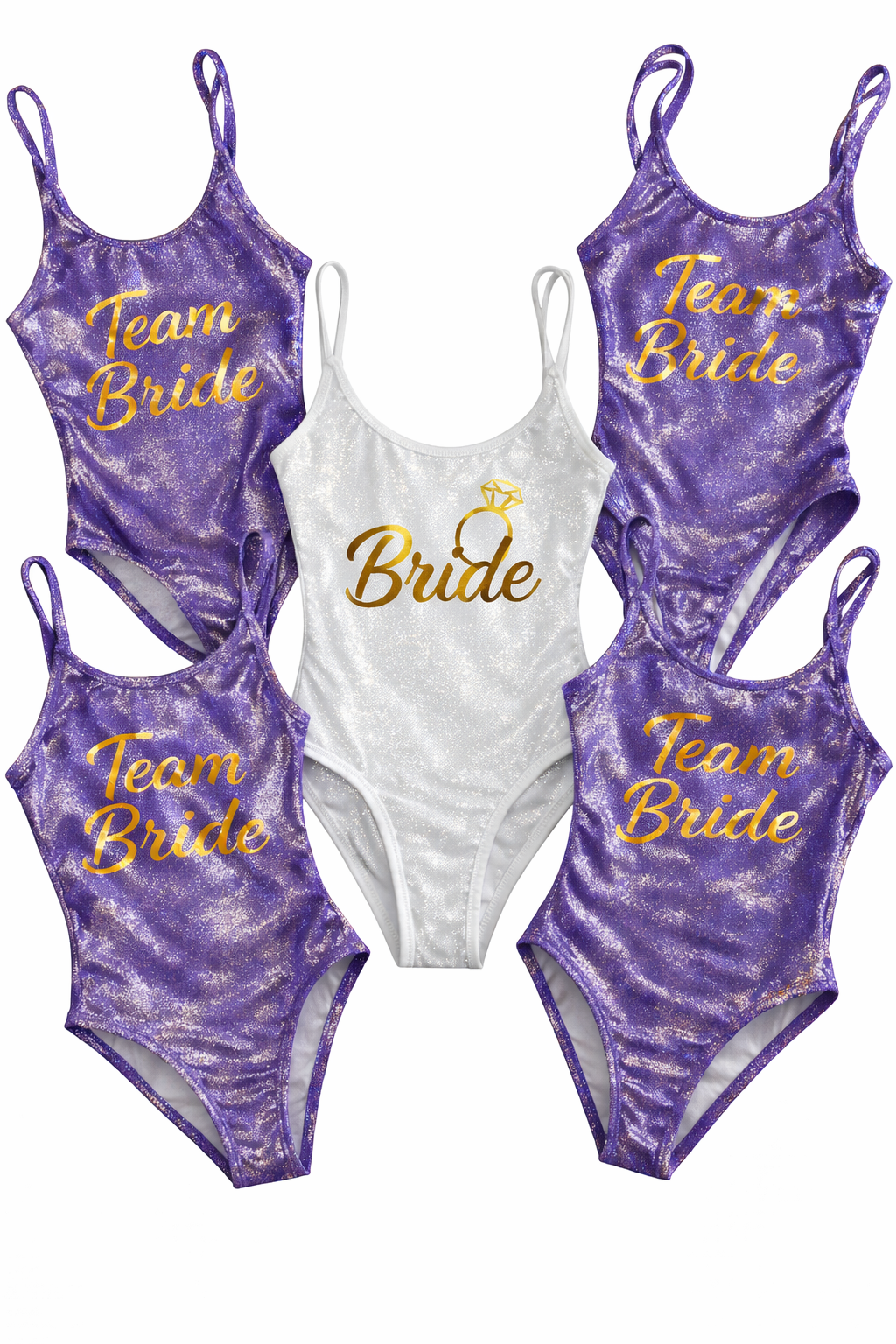 Traje de baño de tirantes delgados ajustables.