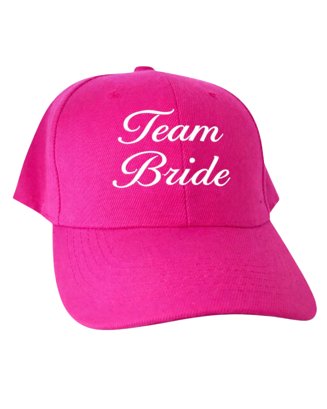 Gorra ajustable de frase bordada Team Bride.                                                Entrega 2 a 5 días hábiles.
