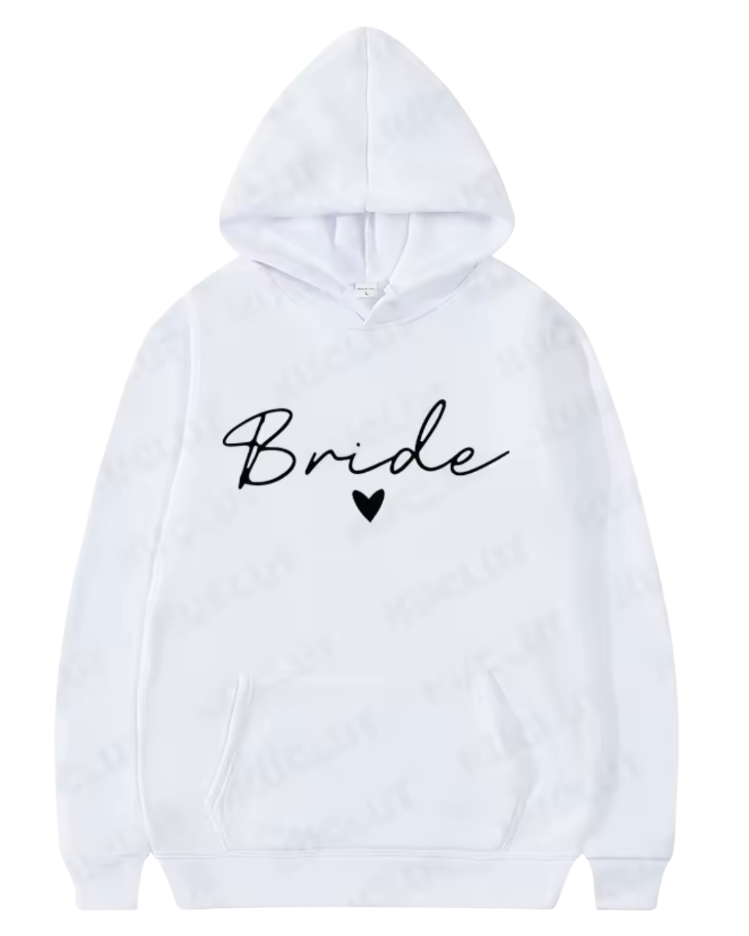 Sudadera de gorro de frase Bride y Team Bride.                                               Entrega de 15 a 20 días hábiles.