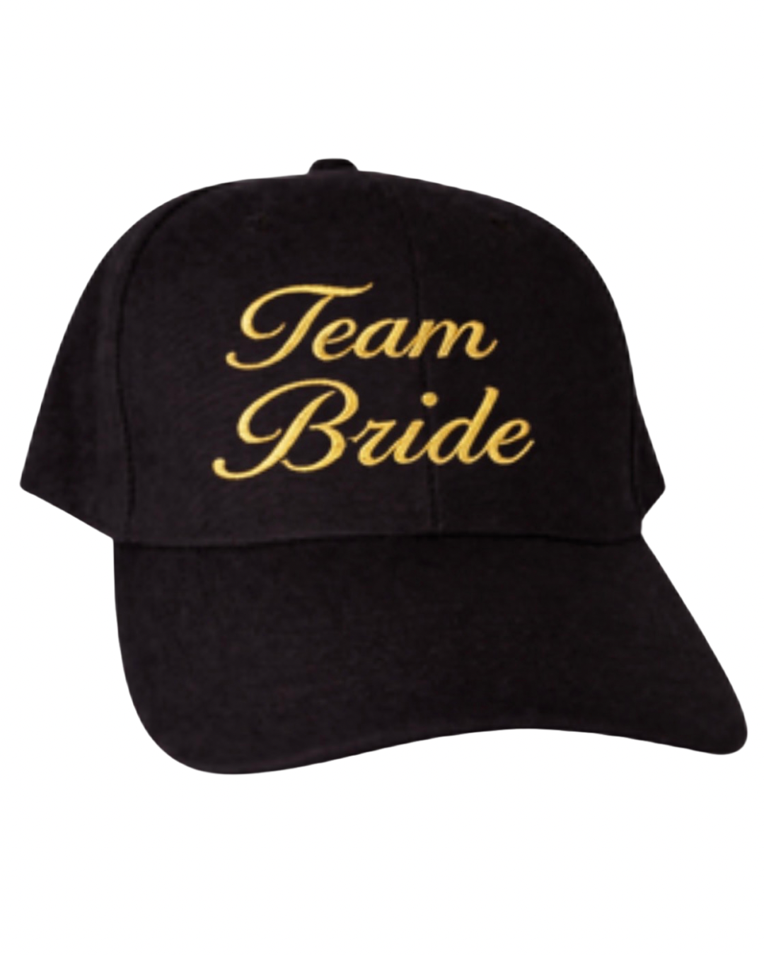 Gorra ajustable de frase bordada Team Bride.                                                Entrega 2 a 5 días hábiles.